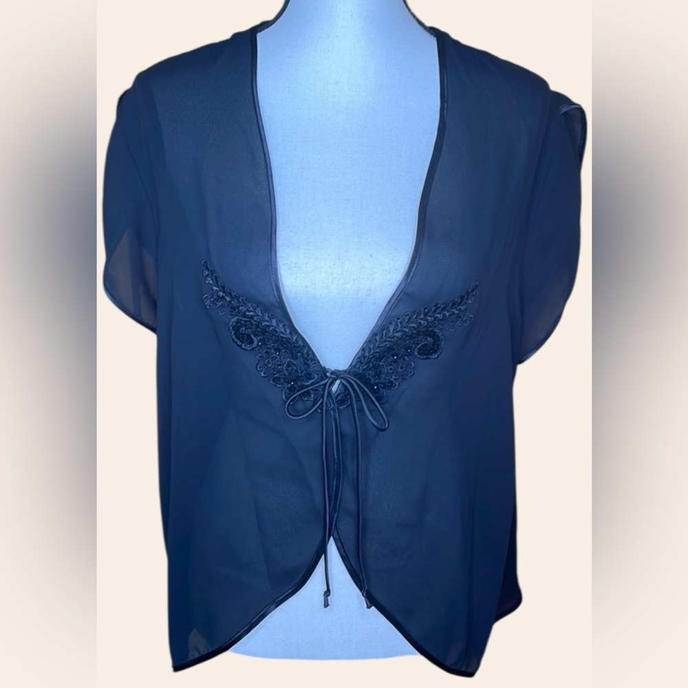 Night Magic by Cinema Etoile Jacket Cover Up Bed Jacket